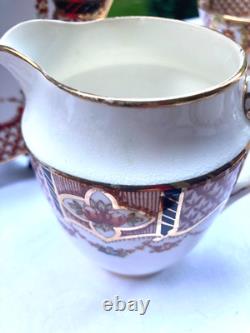 Antique Reid & Co Roslyn China Imari pattern no 2685 21 piece tea set