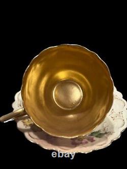 Antique Royal Worcester Tea Cup & Saucer, 1893