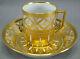 Antique St Petersburg Russian Gold Diamonds Coffee Cup & Saucer C. 1796-1801