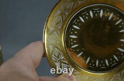 Antique St Petersburg Russian Gold Diamonds Coffee Cup & Saucer C. 1796-1801