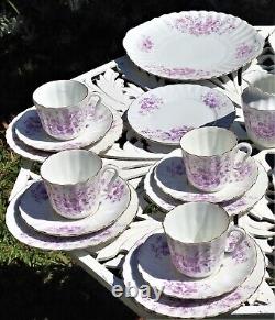 Antique Tea set JZ & CO JACOB ZEIDLER GERMANY 29 pieces cups saucers plates jug