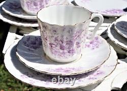 Antique Tea set JZ & CO JACOB ZEIDLER GERMANY 29 pieces cups saucers plates jug