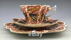 Antique The Folley China England Wileman Shelley Trio Cup, Saucer & Dessert #3