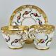 Antique True Triosevres Markfine Porcelain Tea Cup Coffee & Saucergold Gilt