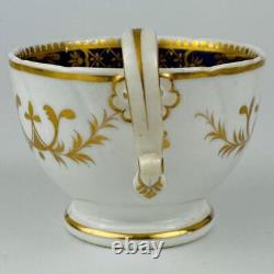 Antique True Trio John Ridgway c1830Cofeee & Tea cup & Saucer Gold Gilt#2/21