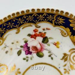 Antique True Trio John Ridgway c1830Cofeee & Tea cup & Saucer Gold Gilt#2/21