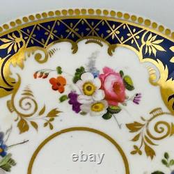 Antique True Trio John Ridgway c1830Tea Cup Coffee & Saucer Gold Gilt#2/2102