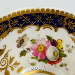 Antique True Trio John Ridgway c1830Tea Cup Coffee & Saucer Gold Gilt#2/2102
