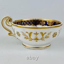 Antique True Trio John Ridgway c1830Tea Cup Coffee & Saucer Gold Gilt#2/2102