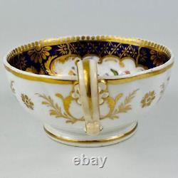 Antique True Trio John Ridgway c1830Tea Cup Coffee & Saucer Gold Gilt#2/2102