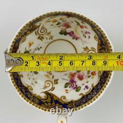 Antique True Trio John Ridgway c1830Tea Cup Coffee & Saucer Gold Gilt#2/2102