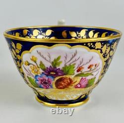Antique True Trio MintonGold Gilt c1805#876 Porcelain Tea Coffee Cup & Saucer