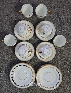 Antique. V Rare. 24 Piece. T Cups/saucers/plates By Powell & Bishop. C. 1880