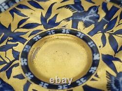 Antique Victorian Coalport Demitasse Coffee Cup and Saucer Japanese Grove Gold
