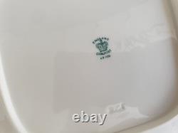 Antique Vintage Coalport Bone China Tea Set & Plates White with Gold trim