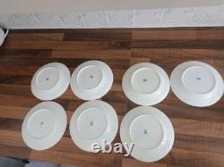 Antique Vintage Coalport Bone China Tea Set & Plates White with Gold trim