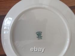 Antique Vintage Coalport Bone China Tea Set & Plates White with Gold trim