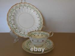Antique Vintage Crescent & Sons 21 Piece China Tea Set Round Handle Cups Ex Cond