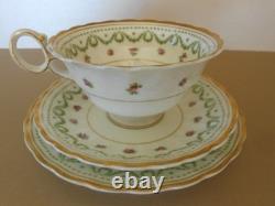 Antique Vintage Crescent & Sons 21 Piece China Tea Set Round Handle Cups Ex Cond