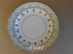 Antique Vintage Crescent & Sons 21 Piece China Tea Set Round Handle Cups Ex Cond
