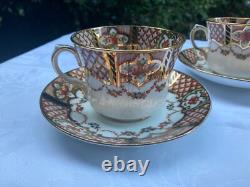 Antique Vintage Reid & Co Roslyn China Imari pattern no 2685 21 piece tea set