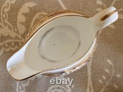 Antique Wedgwood Teapot, Teacups Saucers Sugar Pot & Jug. Opulent Gold CAIRO