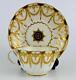 Antique Worcester Tea Cup & Saucer Flight Period C178388gold Gilt Porcelain