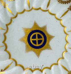 Antique Worcester Tea Cup & Saucer Flight Period c178388Gold Gilt porcelain