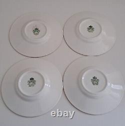 Anysley Orchard Fruit 4 Pc Demitasse Coffee Cups And Saucers Signed D Jones Used