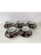 Arita Ware Tableware And Other Cups & Saucers X 5 Customer Set Seiemon Gold
