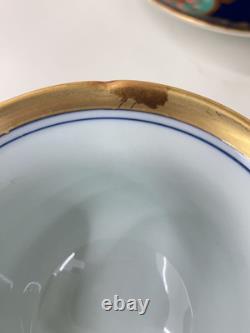 Arita Ware Tableware and Other Cups & Saucers x 5 Customer Set Seiemon Gold