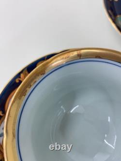 Arita Ware Tableware and Other Cups & Saucers x 5 Customer Set Seiemon Gold