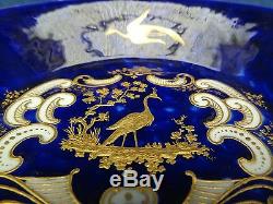 Arras Porcelain Cup & Saucer Blue Enamel And Gilded Decoration