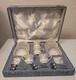 Art Deco Coffee Set Cased And Spoons, Royal Worcester Lady Evelyn Missing 2 Cups