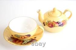 Aynsley #7 Orchard Gold Teapot Teacup Tea Set