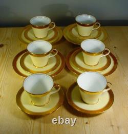 Aynsley Art Deco Sandringham Gilt Part Tea Set B3830