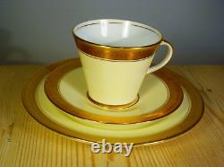 Aynsley Art Deco Sandringham Gilt Part Tea Set B3830