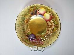 Aynsley Bone China. Cup, Saucer And Side Plate. Orchard Gold. Vintage