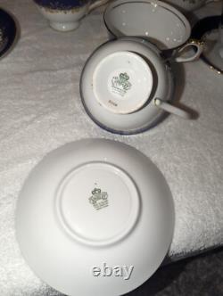 Aynsley Cobalt Blue & Gold Rare Bone China Tea Set