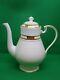 Aynsley Empress White & Gold China Sold Separatley Coffee Pot Cups & Saucers Etc