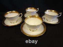 Aynsley English China Argosy Set of 4 Cups and Saucers