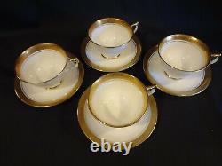 Aynsley English China Argosy Set of 4 Cups and Saucers