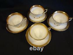 Aynsley English China Argosy Set of 4 Cups and Saucers