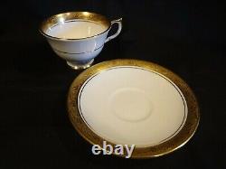 Aynsley English China Argosy Set of 4 Cups and Saucers