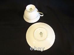 Aynsley English China Argosy Set of 4 Cups and Saucers