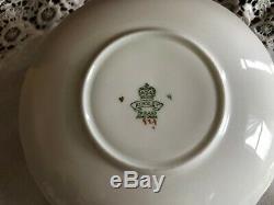 Aynsley Heavy Gold Trimmed Cabbage Rose Cup & Saucer