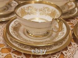 Aynsley Imperial Gold 36 pcs tea set. Excellent condition