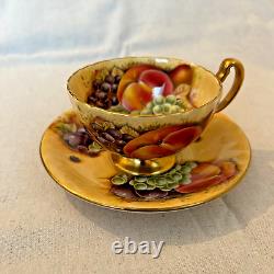Aynsley Orchard Gold Cup and Saucer Set