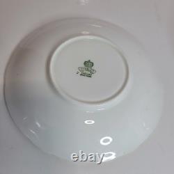Aynsley Tea Cup Saucer Set pink cabbage rose gold hue interior England vintage