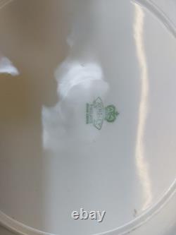 Aynsley Vintage Bone China Flower Motif Tea Cup Saucer Mint Green Gold